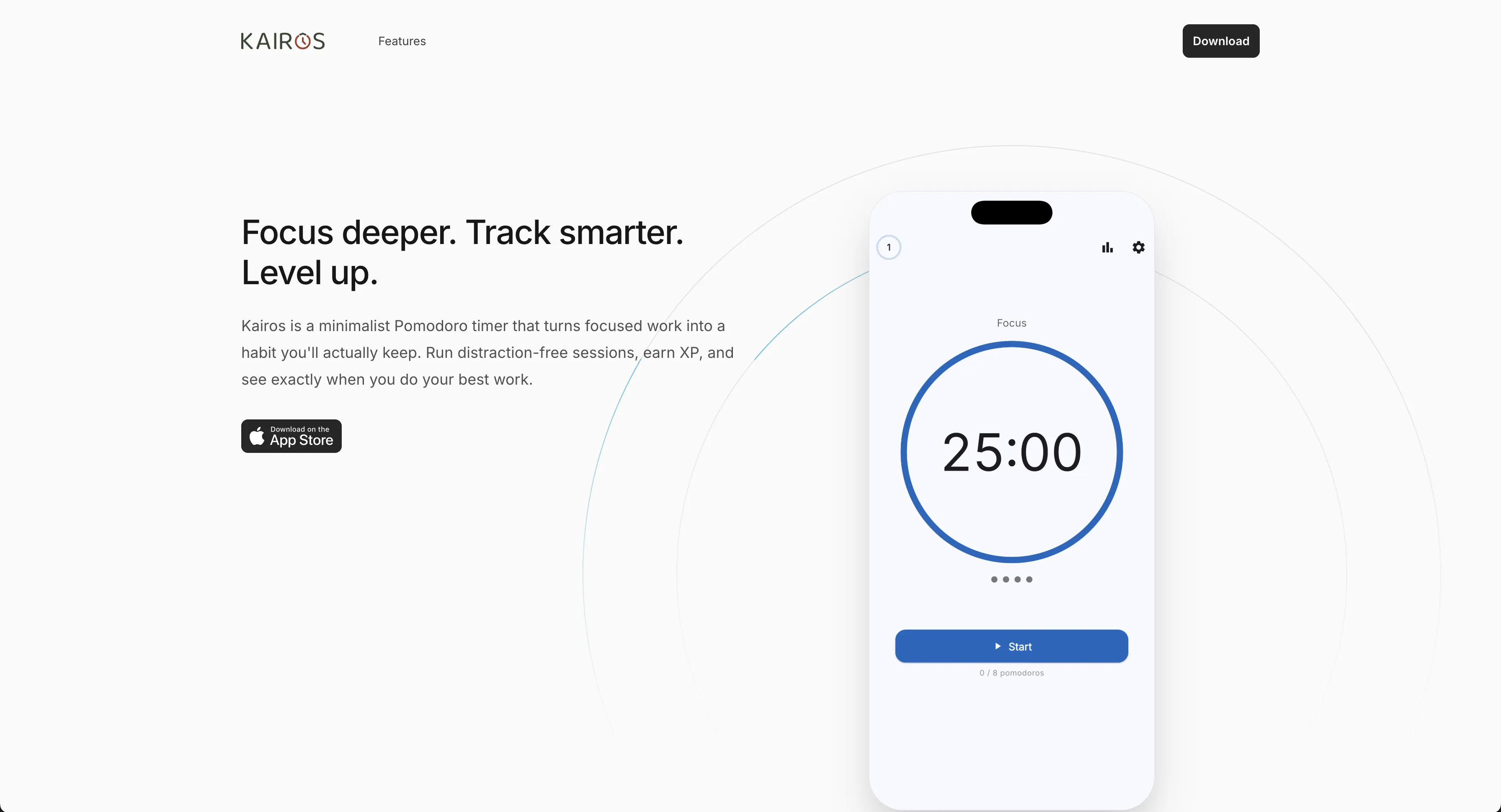 Kairos: Pomodoro Timer
